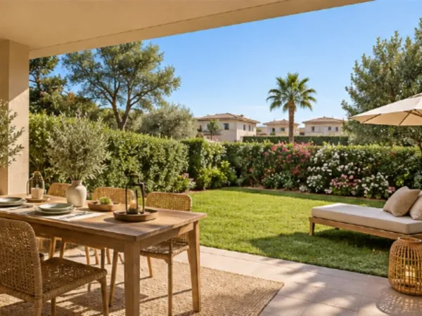 MAGNIFIQUE T2 DE 46 M² EN REZ-DE-JARDIN DANS RÉSIDENCE AVEC PISCINE ET A QUELQUES MINUTES DES PLAG