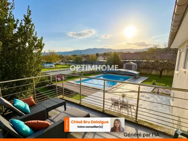 Maison familiale 171 m² avec vue sur le Pic de Nore - Piscine - Terrain 1 704 m² - Saint-Affrique-le