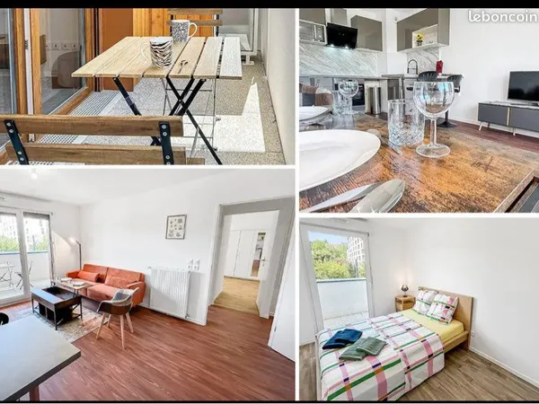 VITRY-SUR-SEINE (94400) - T3 meublé avec terrasse et parking