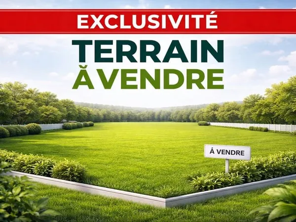 Terrain constructible et viabilisé