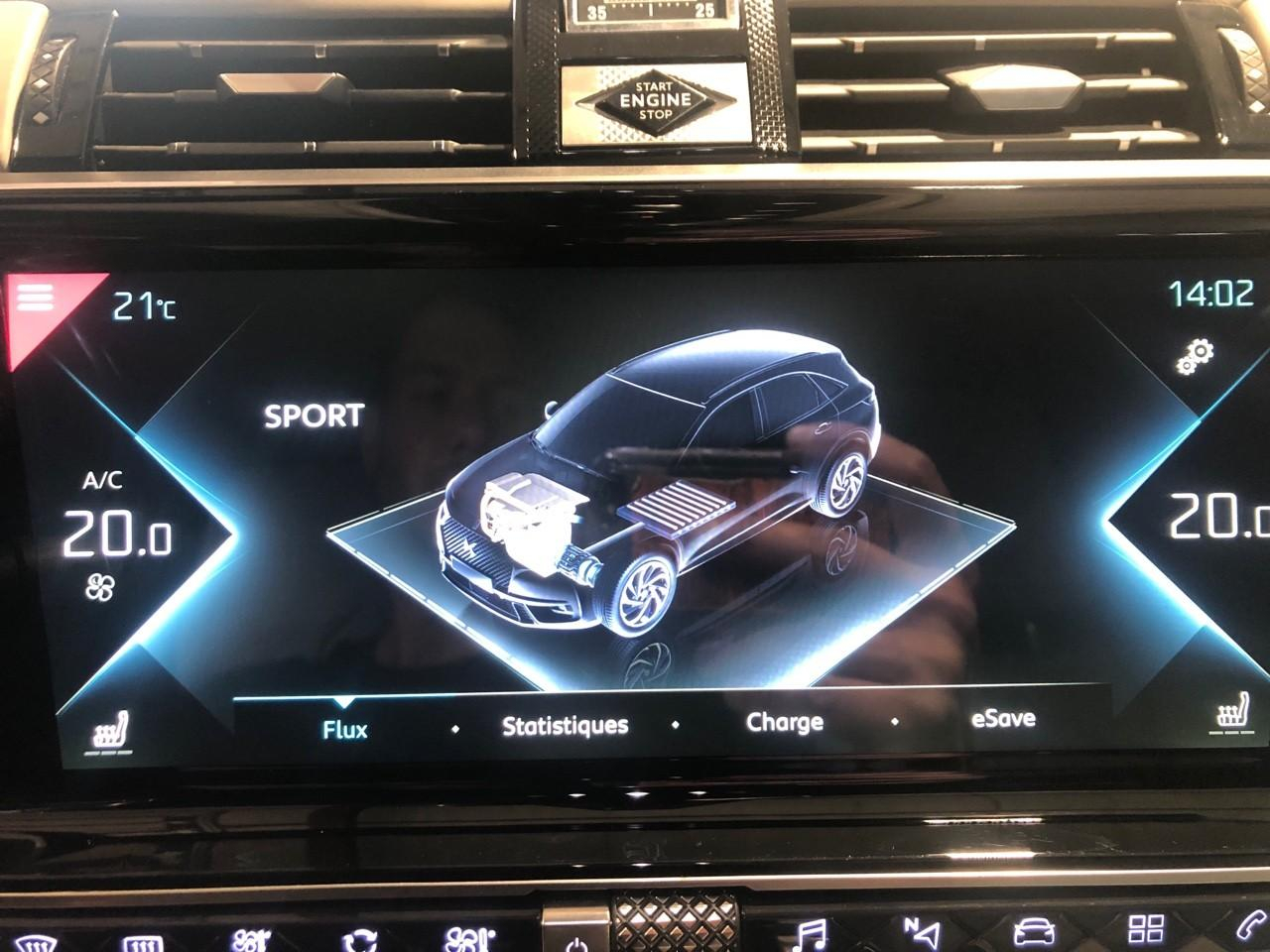 Ds Ds 7 crossback crossback hybride e-tense 225 eat8 ligne noire — photo 21