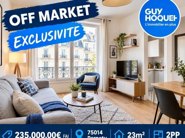 Appartement 2 pièces 23 m²