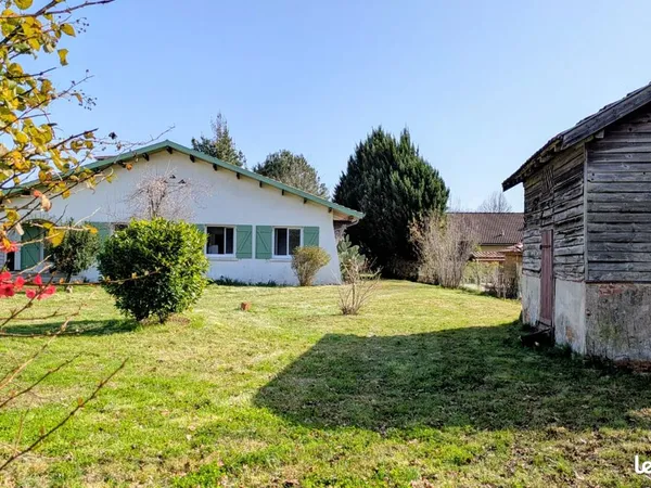 Maison landaise + terrain constructible avec PC accepté