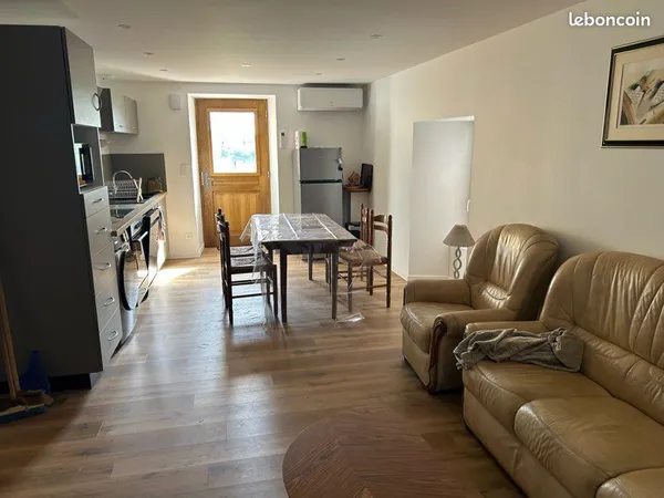 Appartement T3 -50m2 meublé -à louer à Serenac