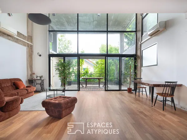 Loft avec terrasse et jardin proche centre-ville