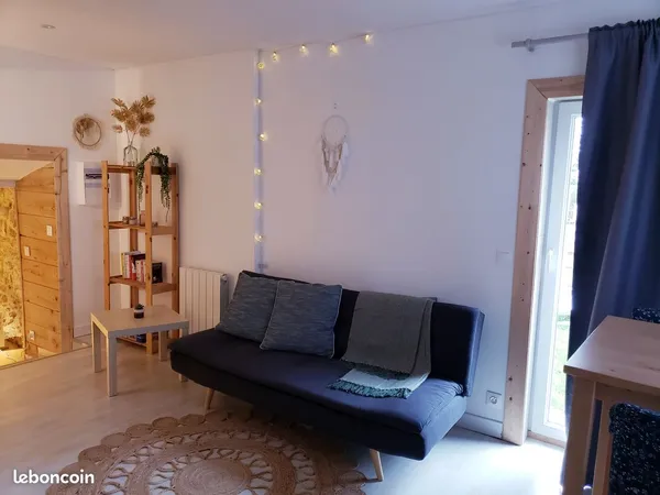 Appartement 1 pièce + jardin