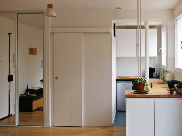 Saint-Ouen / Paris - Superbe 2 pièces meublé de 37 m², rénové par architecte