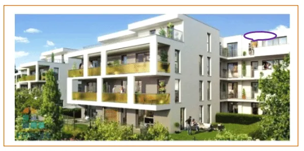 Appartement 3 pièces 72 m²