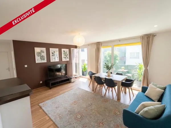 Appartement T3 lumineux & contemporain - 68 m² avec Balcon