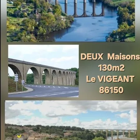 RARE ⭐ Deux Maisons (130m2) Avec Vue Exeptionnelle sur la Vienne ⭐ Fort potentiel ⭐ Plusieurs possib