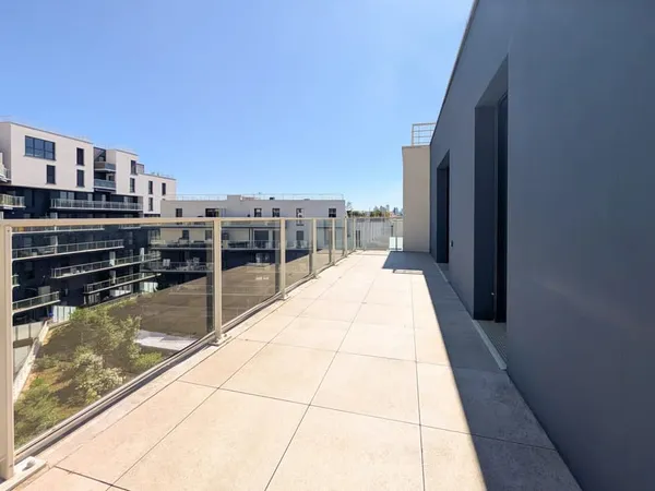 3 pièces dernier étage - Écoquartier Pompidou-Le Mignon - Terrasse 23,50 m² - Frais de notaire rédui