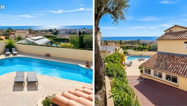 Cagnes-sur-Mer Val Fleuri - Villa 242 m², piscine, vue mer