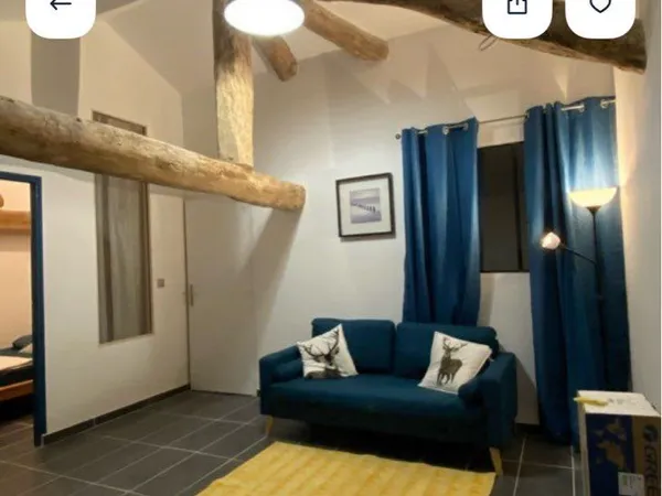 Studio avec coin nuit meublé