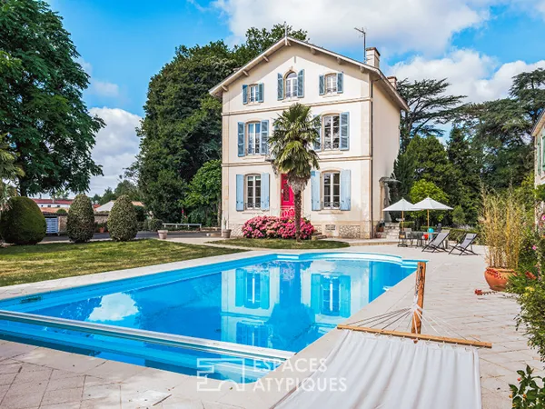 Logis du XIXe dans la capitale du Marais poitevin