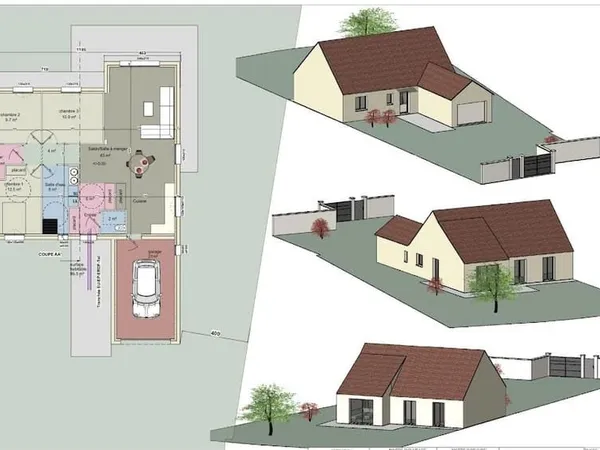 Terrain 812 m²