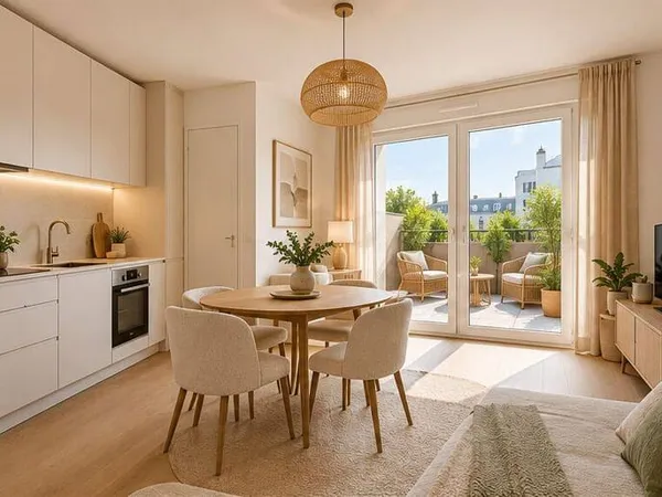 Studio 1 pièce 32 m²