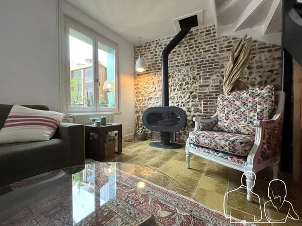 MAISON CENTRE D'HONFLEUR AVEC JARDIN
