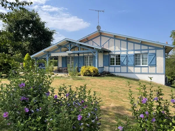 Maison landaise T4 sur sous sol complet sur terrain 1447 m2