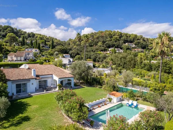 Vue mer et saint paul de vence - villa clé en main coup de coeur- calme