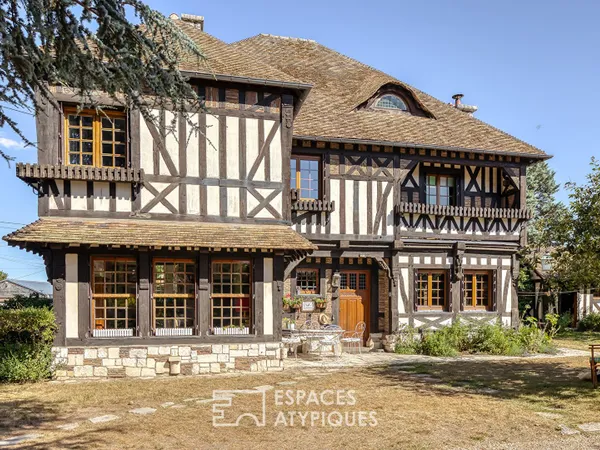 Demeure anglo-normande avec maison d'amis proche du Jardin des Plantes