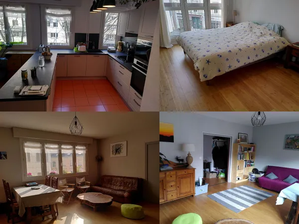 Location 97m² Le Mans hyper centre, parking, 3 chambres