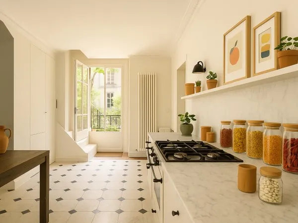 Vends appartement 94m² Paris 9ème - Duplex comme une maison sur cour intérieure