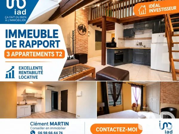 Immeuble de rapport 73 m²