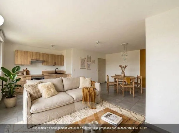 Appartement 3 pièces 65 m²