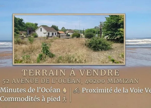 Terrain à bâtir emplacement idéal pour construire votre habitation ou pour développer une activité d