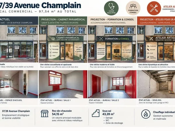 Bureaux 98 m²