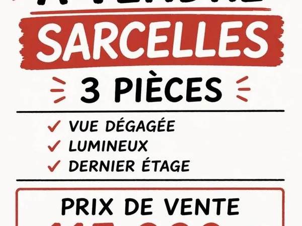 Appartement 3 pièces 64 m²