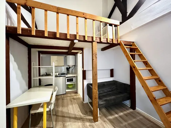Loue appartement 23m² Tours - Quartier Grammont