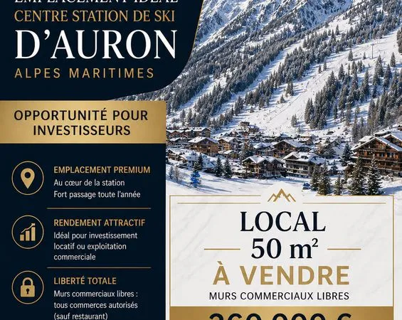 Vente murs commerciaux