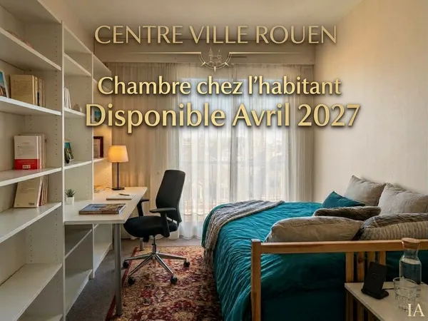 Chambre de 11m2 à louer sur Rouen