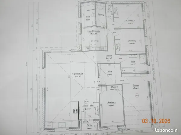 Maison contemporaine neuve plain pied