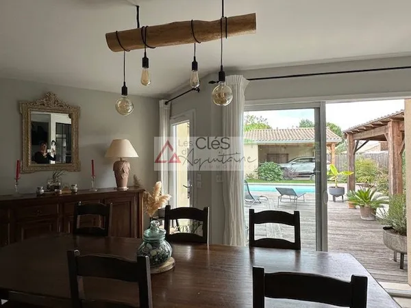 Maison de plain-pied 4 chambres Podensac