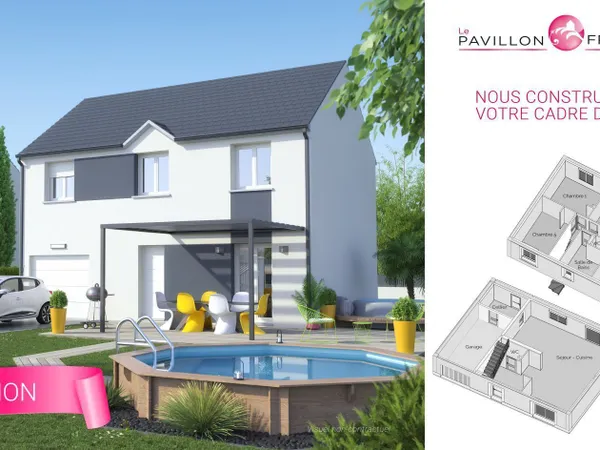 Projet de construction d'une maison 130 m² avec terrain prche NANTEUIL-LE-HAUDOUIN (60)