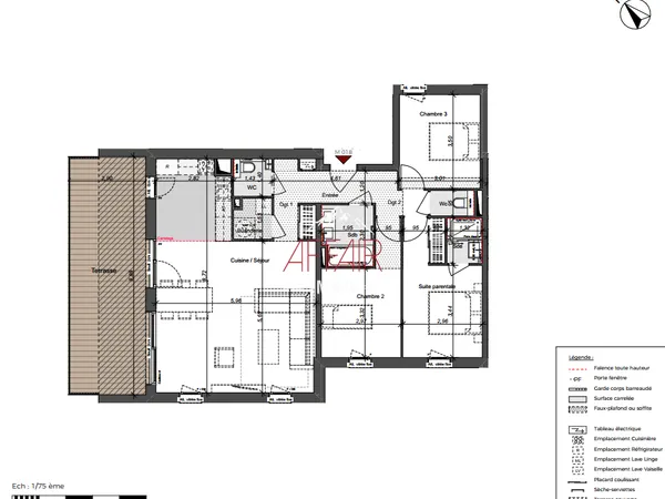 APPARTEMENT T4 AVEC TERRASSE