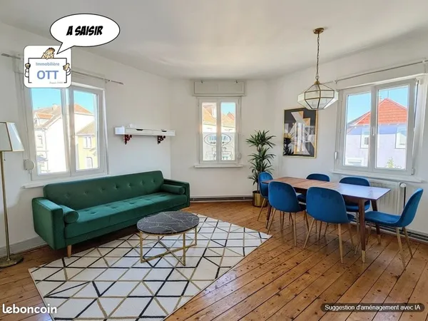 Appartement 3 pièces 70 m²