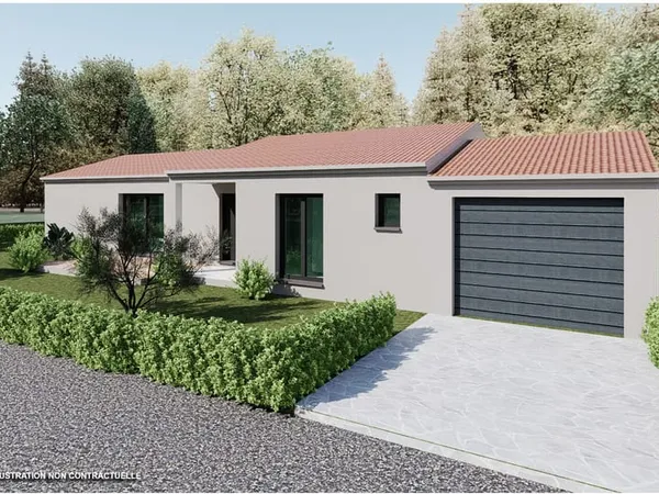 Jolie maison de plain pied hors lotissement