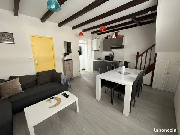 Maison 52 m²-meublé-centre ville
