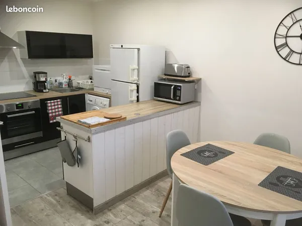 Loue appartement meublé 38 m² + box tout équipé