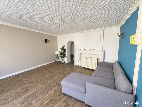 À louer - F2 bis lumineux de 58 m² en rez-de-chaussée - Lunéville