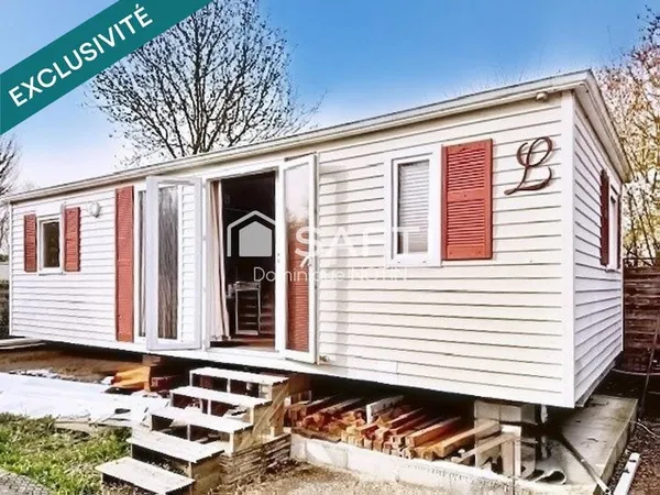 Terrain avec Mobil home 2chb tout équipé
