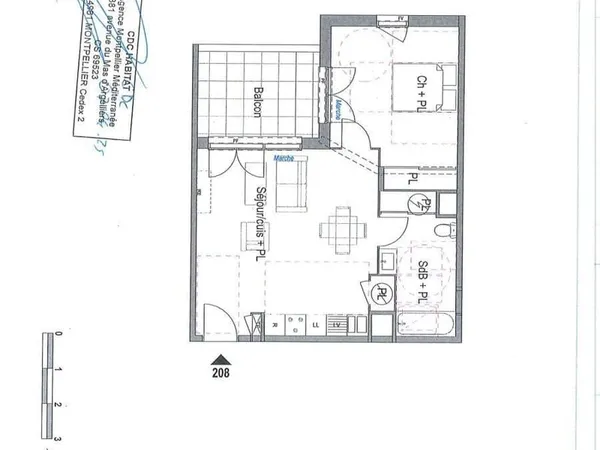 Appartement 2 pièces 51 m²