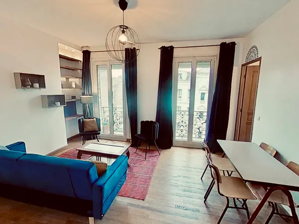 Appartement T4 Meublé 80m² au Havre — Docks / Eure — 3 Chambres & Balcon