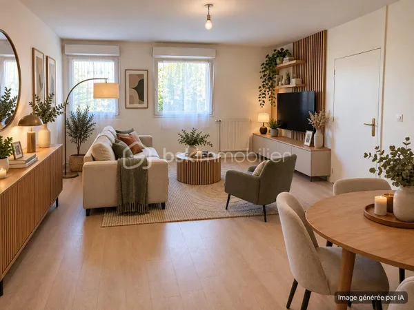 Appartement 2 pièces 48 m²