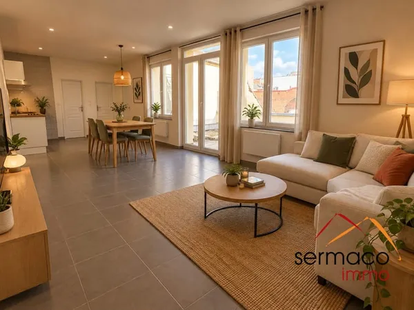 Appartement de type F3 avec terrasse