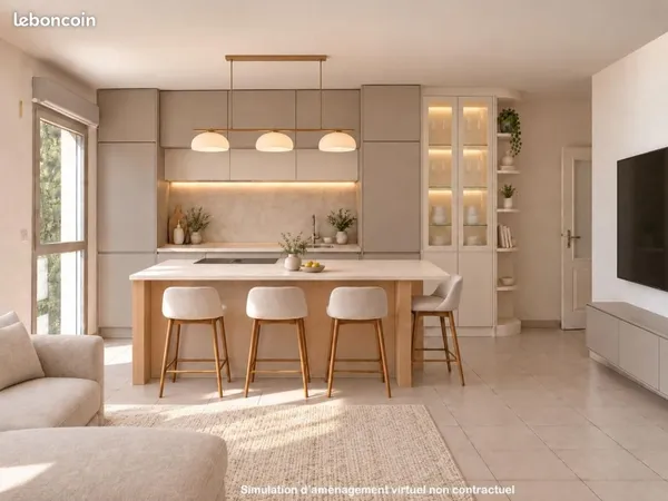 Appartement 3 pièces 69 m²