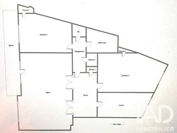 Vente Appartement 3 pièces